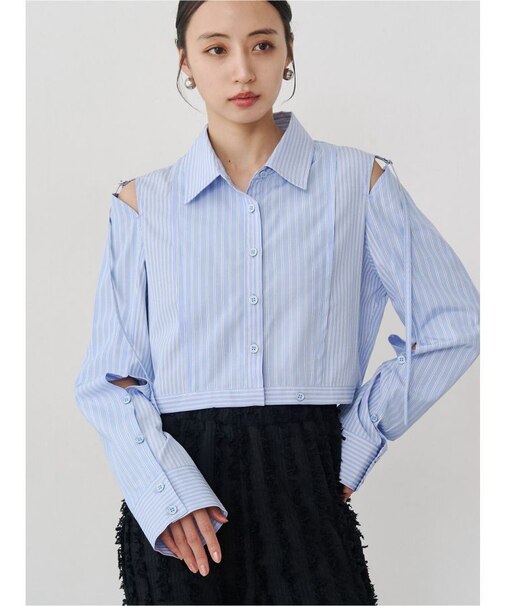 カシュクールマルチウェイシャツ