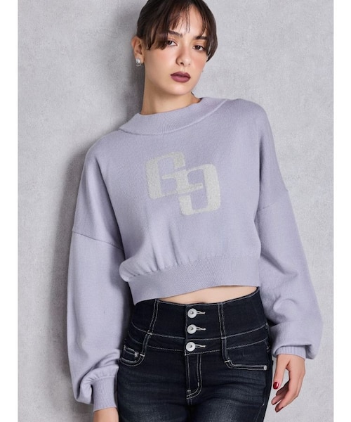 GGインターシャニットトップス｜マークスタイラーアウトレットの