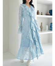 レースガウンワンピース