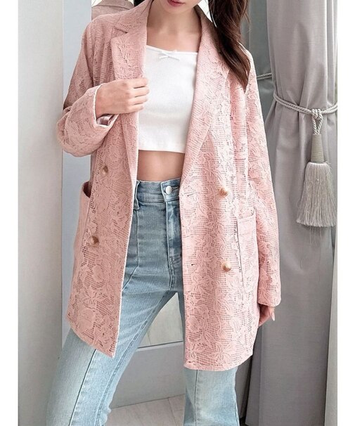 レースミディジャケット