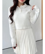 U.S. POLO ASSN.別注 配色ラインニットセットアップ