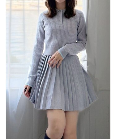 U.S. POLO ASSN.別注 配色ラインニットセットアップ