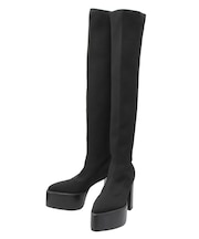 チャンキーソール KNEEニットブーツ