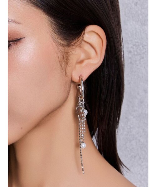 JEYSUS Imitation pearl GGフープピアス｜マークスタイラー