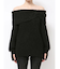 TUCK OFF SHOULDER KNIT