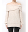 TUCK OFF SHOULDER KNIT