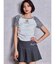 GYDA×ハローキティ レオパードラグランTシャツ