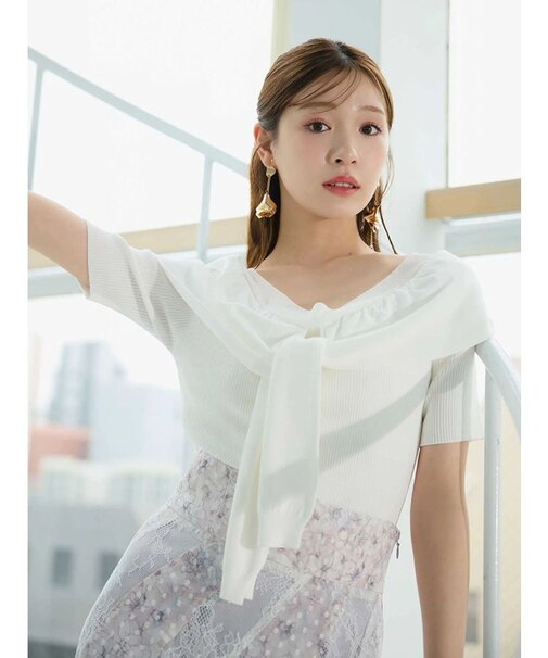 レイヤードライクツイストニット