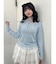 レースドッキングカットトップス