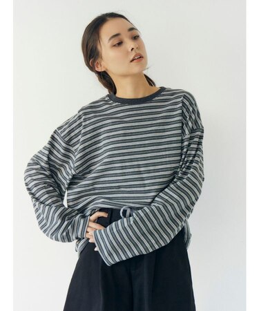 マルチボーダーロングスリーブTee