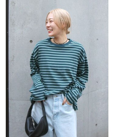 マルチボーダーロングスリーブTee