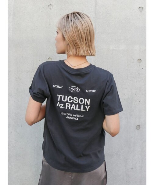 カラーエンブロイダリーTee