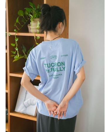 カラーエンブロイダリーTee
