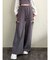 サイドリボンスウェットパンツ【セットアップ着用可能】