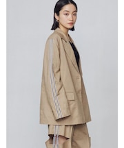 ダブルラインスリーブオーバージャケット