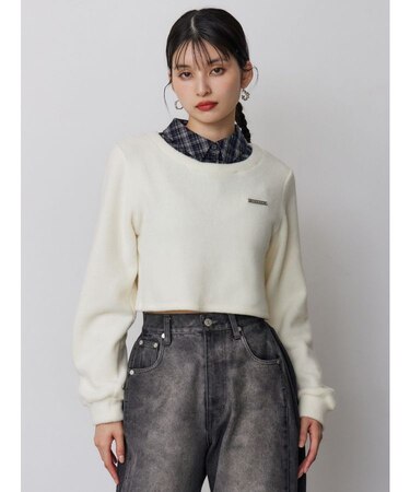 チェックカラートップス