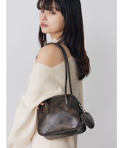 ロングショルダースクエアボストンバッグ