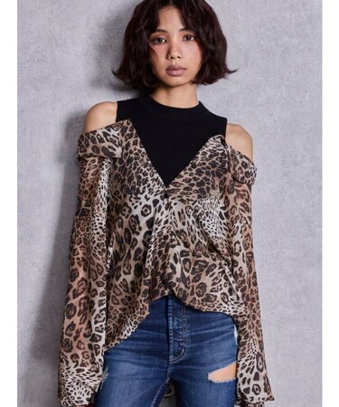 3WAYショルダーOPENシアードッキングシャツ