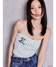 GYDA/Disney/stripeベアビスチェ