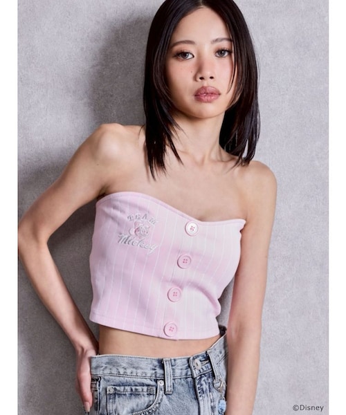 トップス Dream Garden-tulip ribbon lace sweat Dream Garden-tulip ribbon lace sweat｜マークスタイラーアウトレット