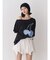 チェリーワンショルルーズTシャツ