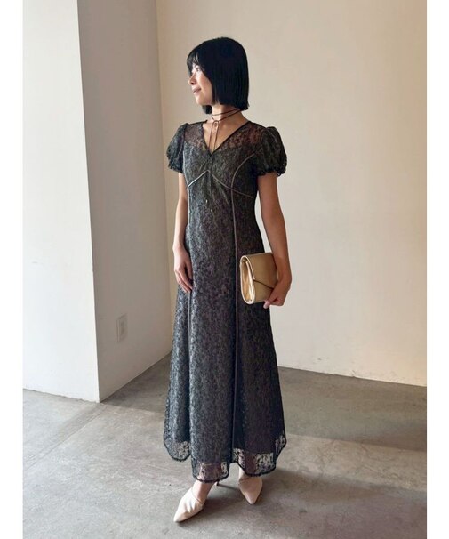 LADYスモールフラワーレースワンピース