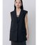 サイドオープントテーラードジレ【セットアップ着用可】【接触冷感】