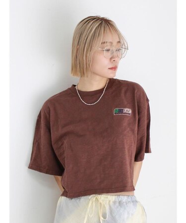 エンブロイダリーダメージロゴTee