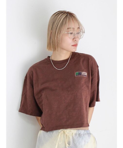 エンブロイダリーダメージロゴTee