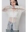 レースパッチワークカーデトップス【WEB限定】