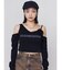 レイヤードロゴロングスリーブTシャツ
