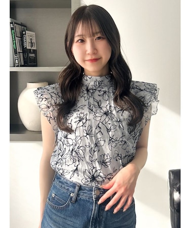 【WEB限定】フロッキーバックリボンブラウス