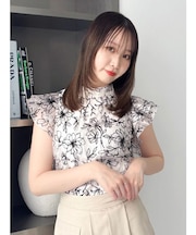 【WEB限定】フロッキーバックリボンブラウス