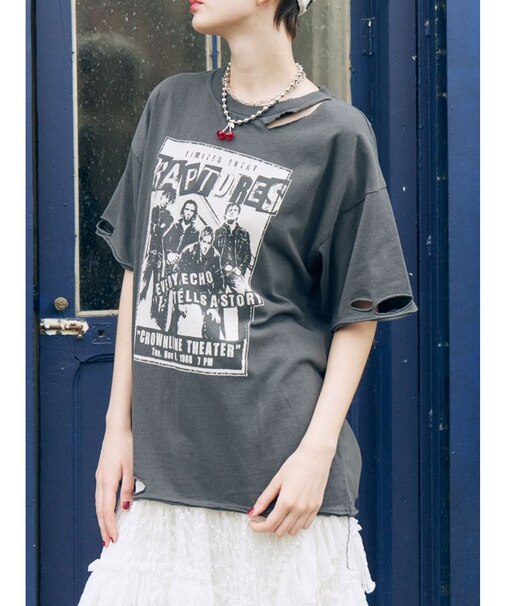 グランジダメージTシャツ
