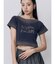 シャドウクロップドTシャツ