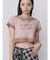 シャドウクロップドTシャツ
