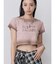 シャドウクロップドTシャツ