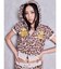 GYDA×GALFY leopard pileパーカー