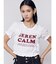 ロゴギャザーTシャツ