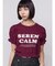 ロゴギャザーTシャツ