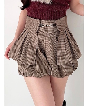 コルセットレイヤードショートパンツ
