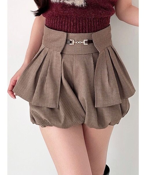 コルセットレイヤードショートパンツ