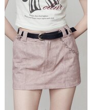 ツイルボクシーミニスカート