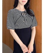 【WEB限定】リボンレイヤードTシャツ