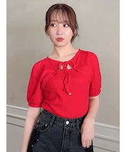 【WEB限定】リボンレイヤードTシャツ