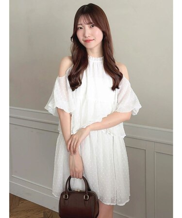 【WEB限定】ボリュームティアードミニワンピース