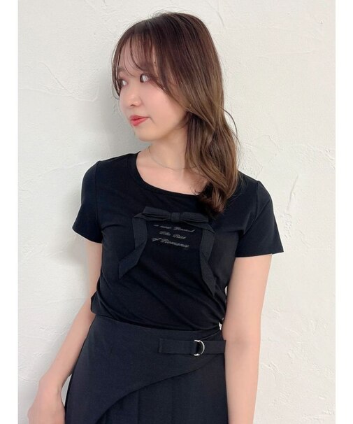 リボンディティールドッキングTシャツ