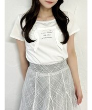 リボンディティールドッキングTシャツ