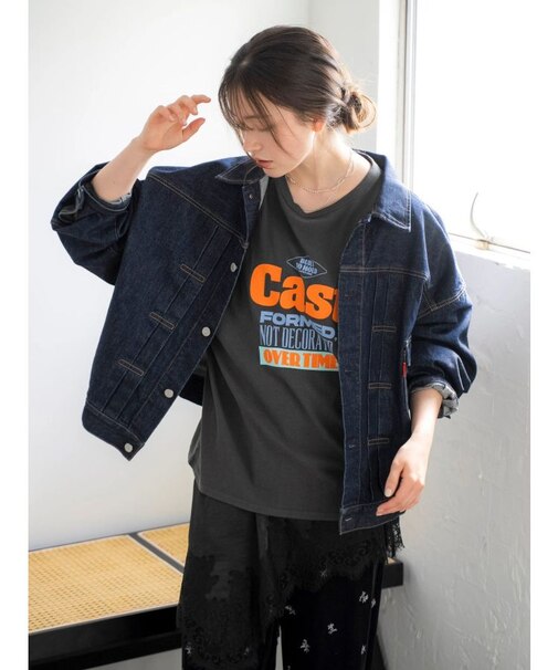 ルーズシルエットデニムジャケット