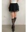 ティアードチュールミニスカパン